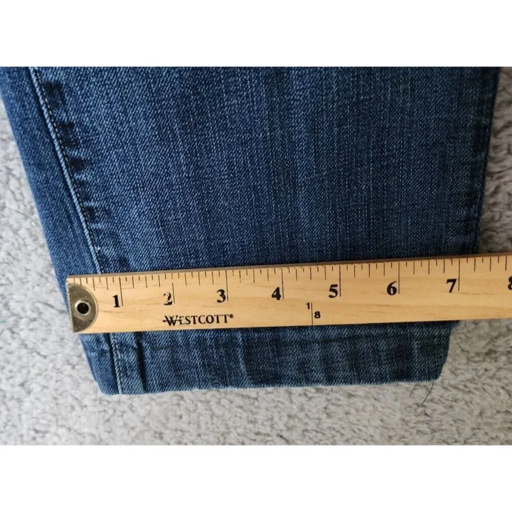 Banana Republic Blue Denim Slim Straight Button Fly‎ Jeans Size 32 x 30 Cotton